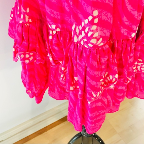 Victoria’s Secret Moda International pink cotton fit and flare dress. M. NWOT. - Picture 9 of 11